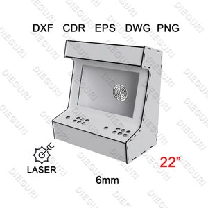 CNC レーザー用アーケード、DXF ダウンロード、6mm - レーザー カット (アーケード)