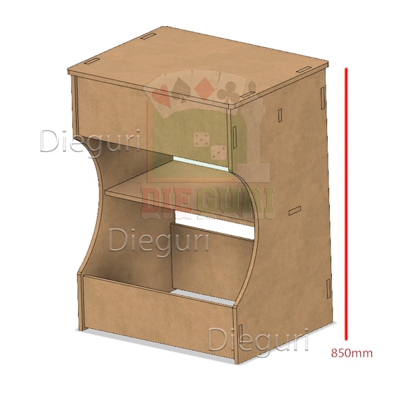 Arcade Bartop Machine Evo Cabinet + Table, Cnc Router, Dxf Plans