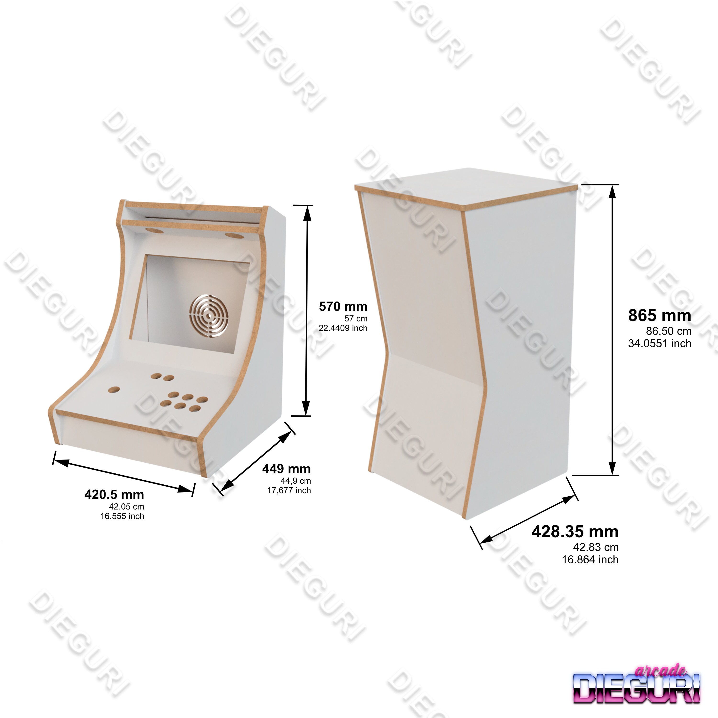 Arcade 1 Player, Bartop Machine Arcade, Cnc Router, Dxf Plans - Etsy
