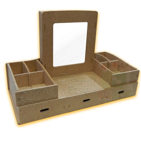 Dressing Table Design DXF File CNC Router or Laser Cutting 