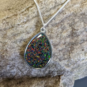 Black Opal Pendant