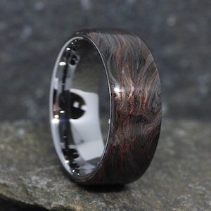 Copper Infused Carbon Fiber and Tungsten Ring