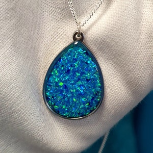 Blue Opal Pendant
