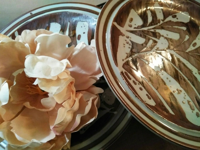 vintage Dining BOHO table /'70s home Decor bamboo pattern 4pc Plate Set bohemian Dinnerware vintage Ironstone plates mix /& match Plates
