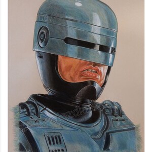 ロボコップ（ピーター・ウェラー）、絵（版画）