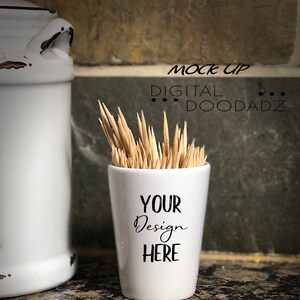 Shot Glass Mockup, Ceramic Shot Glass Mockup