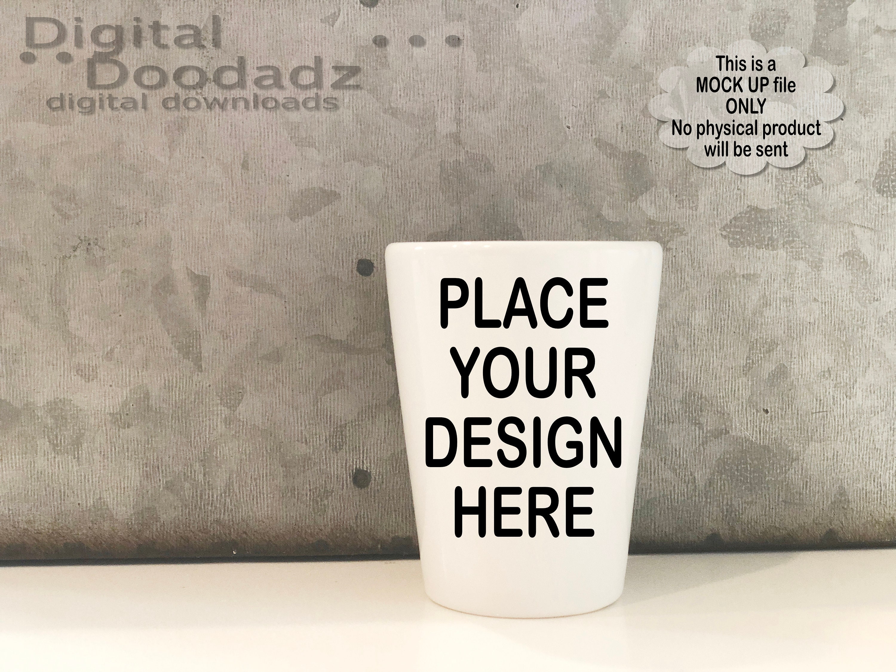 Download Ceramic Shot Glass Mockup Shot Glass Scene Setter toothpick | Etsy