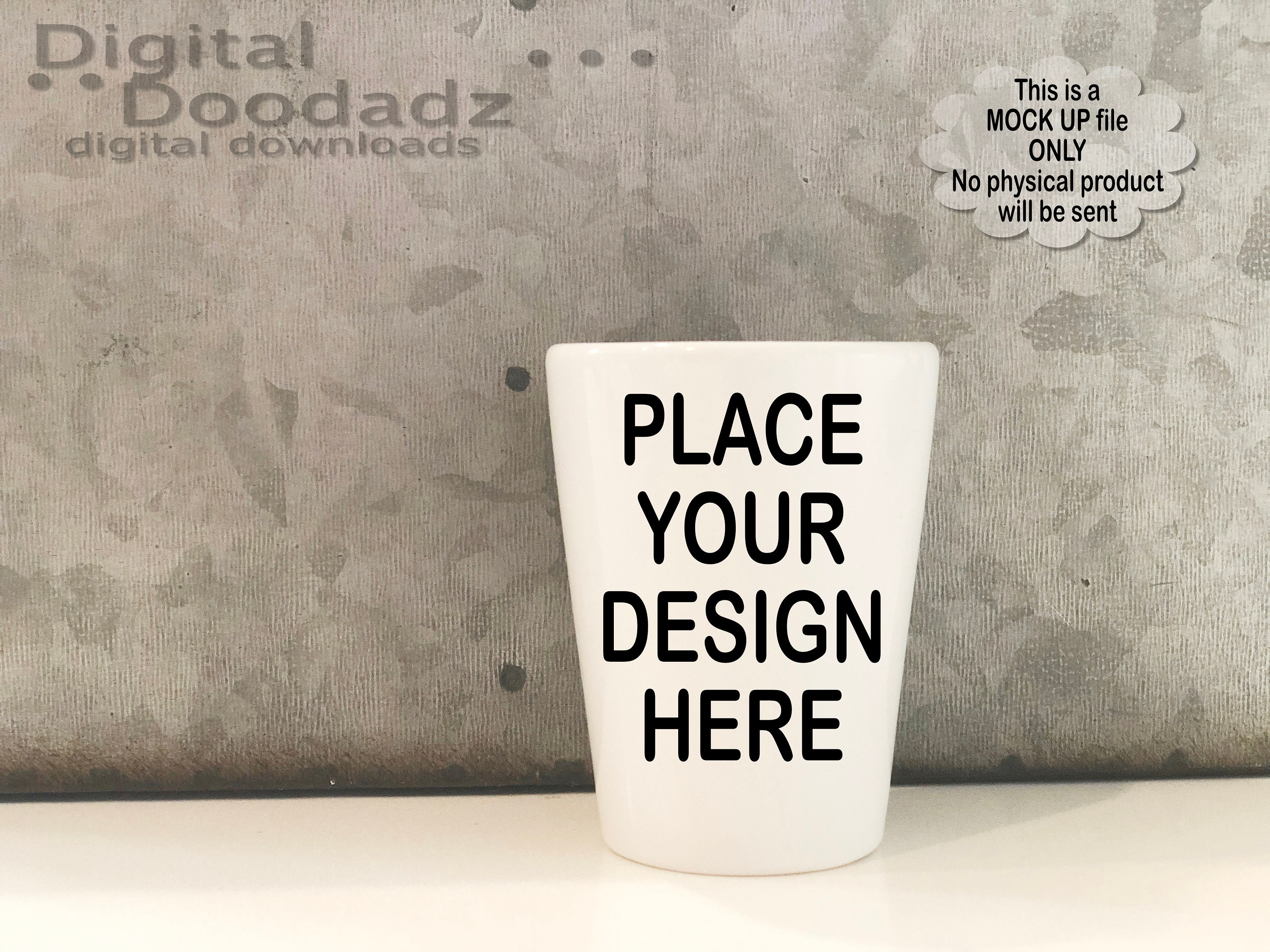 Download Ceramic Shot Glass Mockup Shot Glass Scene Setter ...