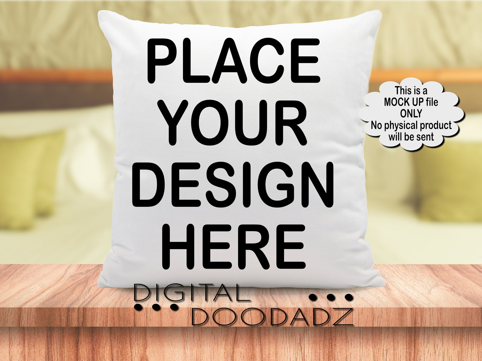 Download Throw Pillow Mockup Blank White Square Mockup Pillow ...