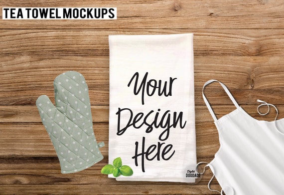 Download Tea Towel Mockup Flour Sack Towels Mockup White Towel Etsy