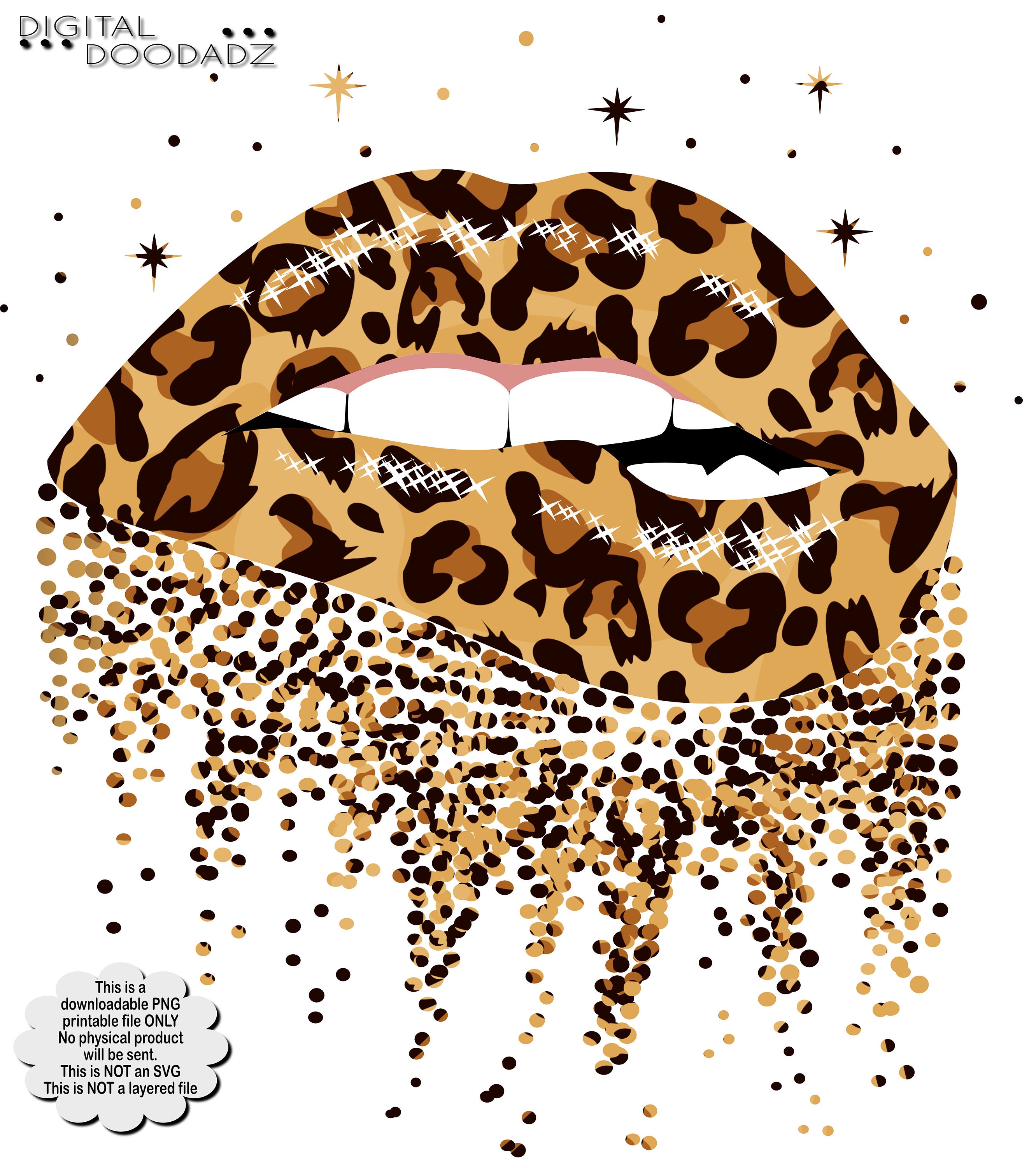 PNG Leopard Lips , Digital Download Design, Leopard Lips Sublimation ...