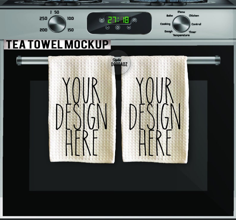 Download Waffle Kitchen Towel Mockup Tea Towel Mockup White Towel ...