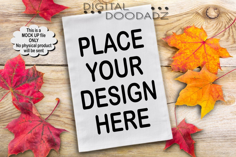 Download Fall Tea Towel Mockup Tea Towel Mockup White Towel Mockup ...