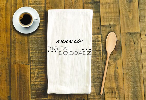 Download Tea Towel Mockup Flour Sack Towels Mockup White Towel Etsy
