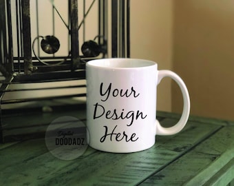 Coffee Mug Mockup, Mug Mockup, Blank Mug Design, White Mug Mockup, Styled Stock Photography, Coffee Mug Mockup, 11oz mug mock-up