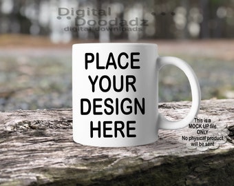 Koffie Mok Mockup, Keramische Mok Mockup, Lege Mok Ontwerp, Witte Mok Mockup, Gestileerde Stock Fotografie, Koffie Mok Mockup, 11oz mok mock-up