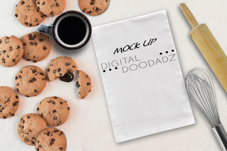 Download White Towel Mockup Waffle Towel Mockup Country Tea Towel ...