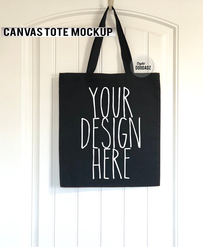Download Canvas Tote Mockup Black Tote Mockup Liberty Bag Tote | Etsy