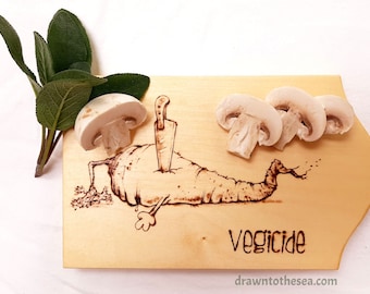 Vegicide handcrafted sycamore chopping board (small)