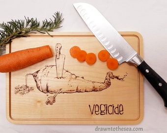 Vegicide handcrafted sycamore chopping board