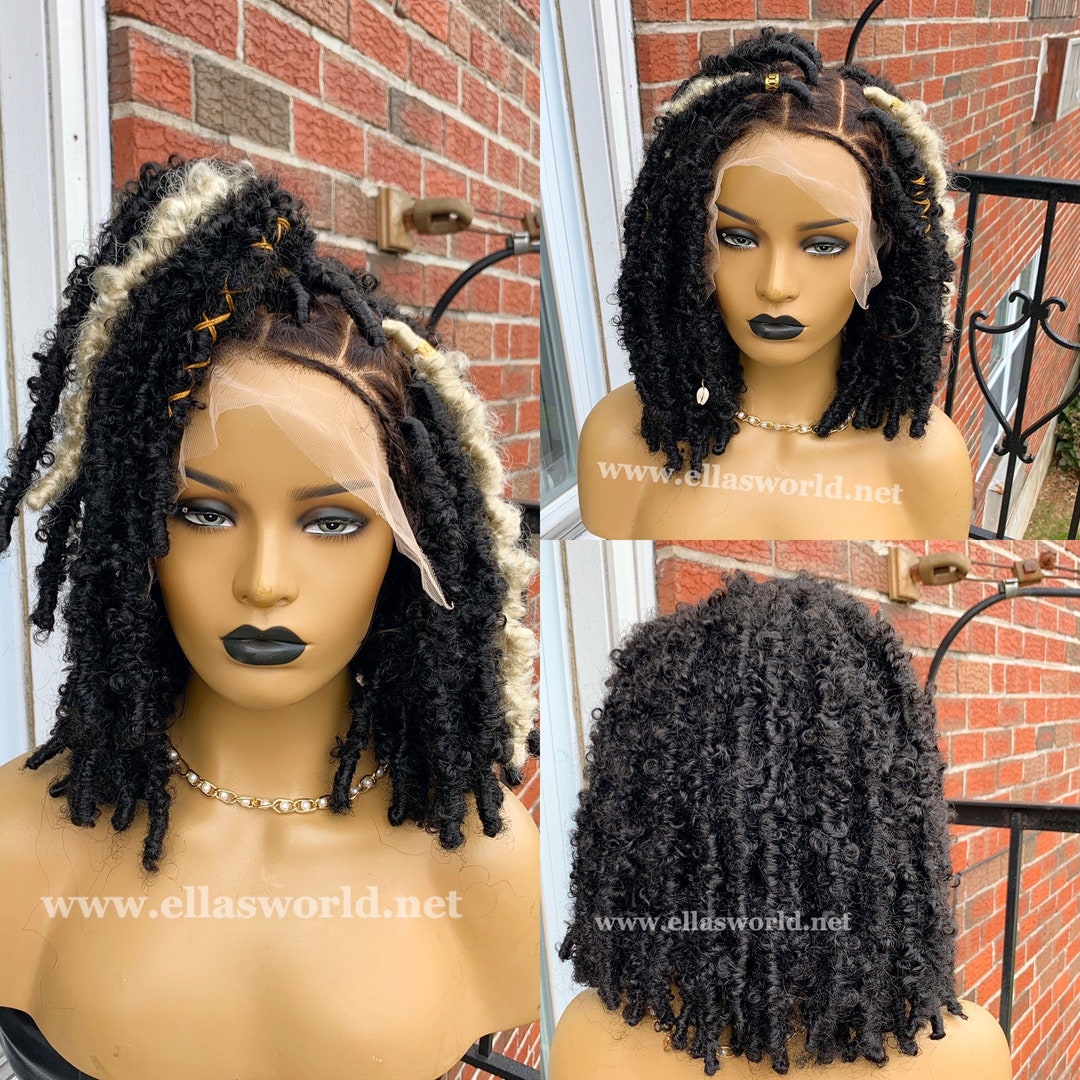 Frontal Distressed Locs, Shoulder Length - Etsy