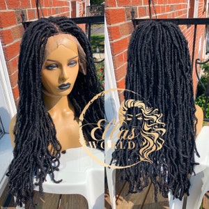 Dread Soft Locs faux locs soft locs wig Braided wigs for black women unisex wig