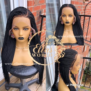 Senegalese twists lace wig twists wig Knotless braided wig distressed locs passion twists soft locs boho braids