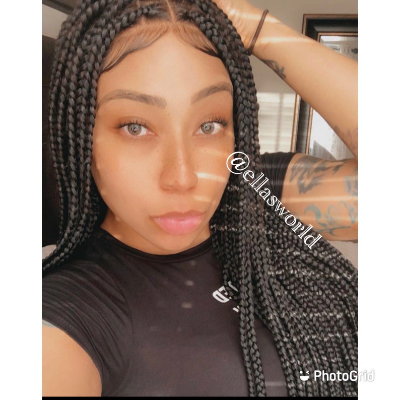 Full lace knotless box braids | Etsy
