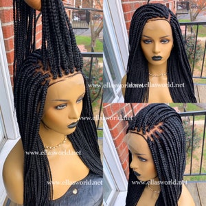 Mediums box braids wig braided wigs for black women box braids wig
