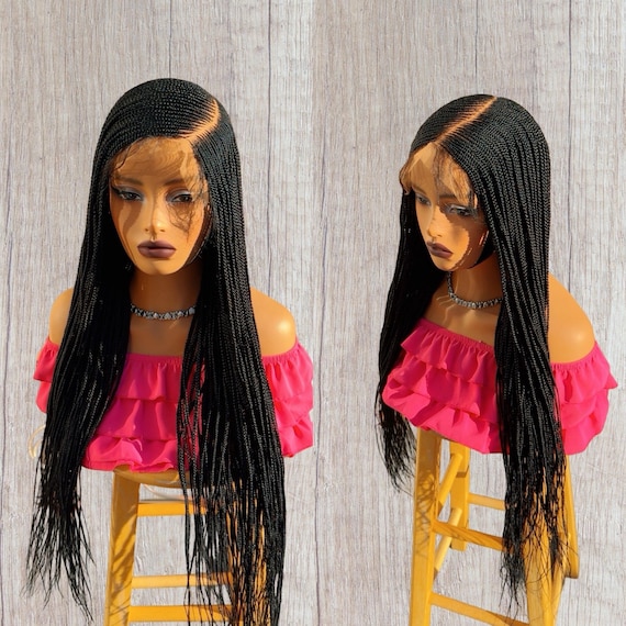 Closure Lace Conrow Wig Braided Wigs for Black Women Conrow  display picture 3