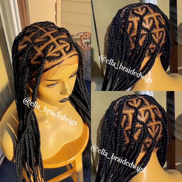 Braided Wigs for Black Women - Etsy