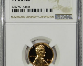 1958 Lincoln Cent coin no 6030