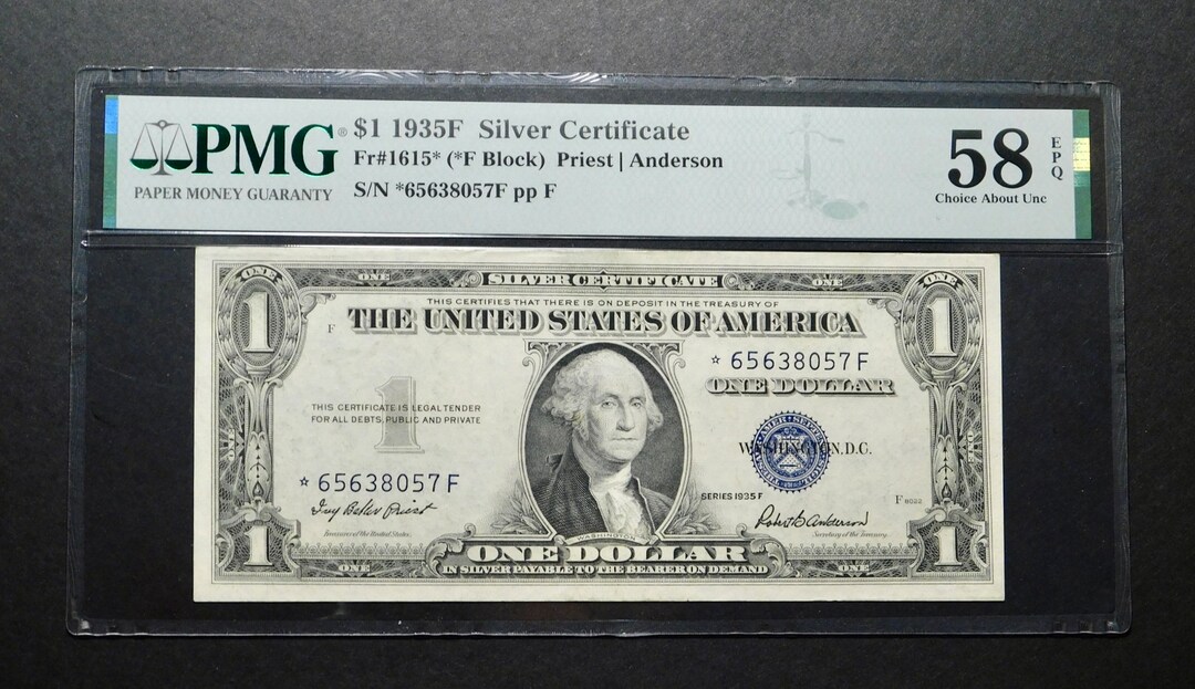 1935 F Silver Certificate star Note. gem Etsy