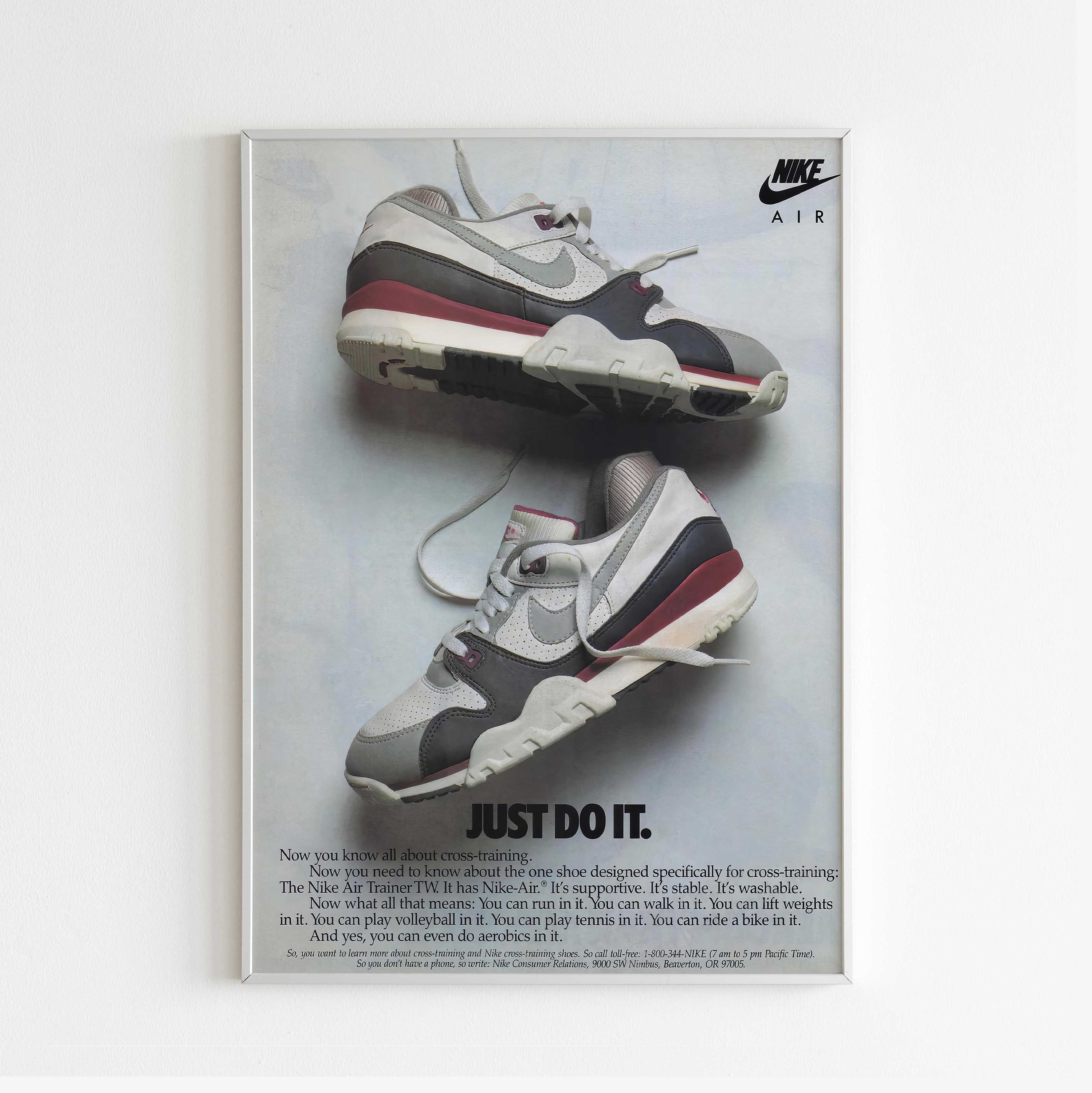 Poster avec l'œuvre « Affiche de baskets Nike SB x Cactus Jack