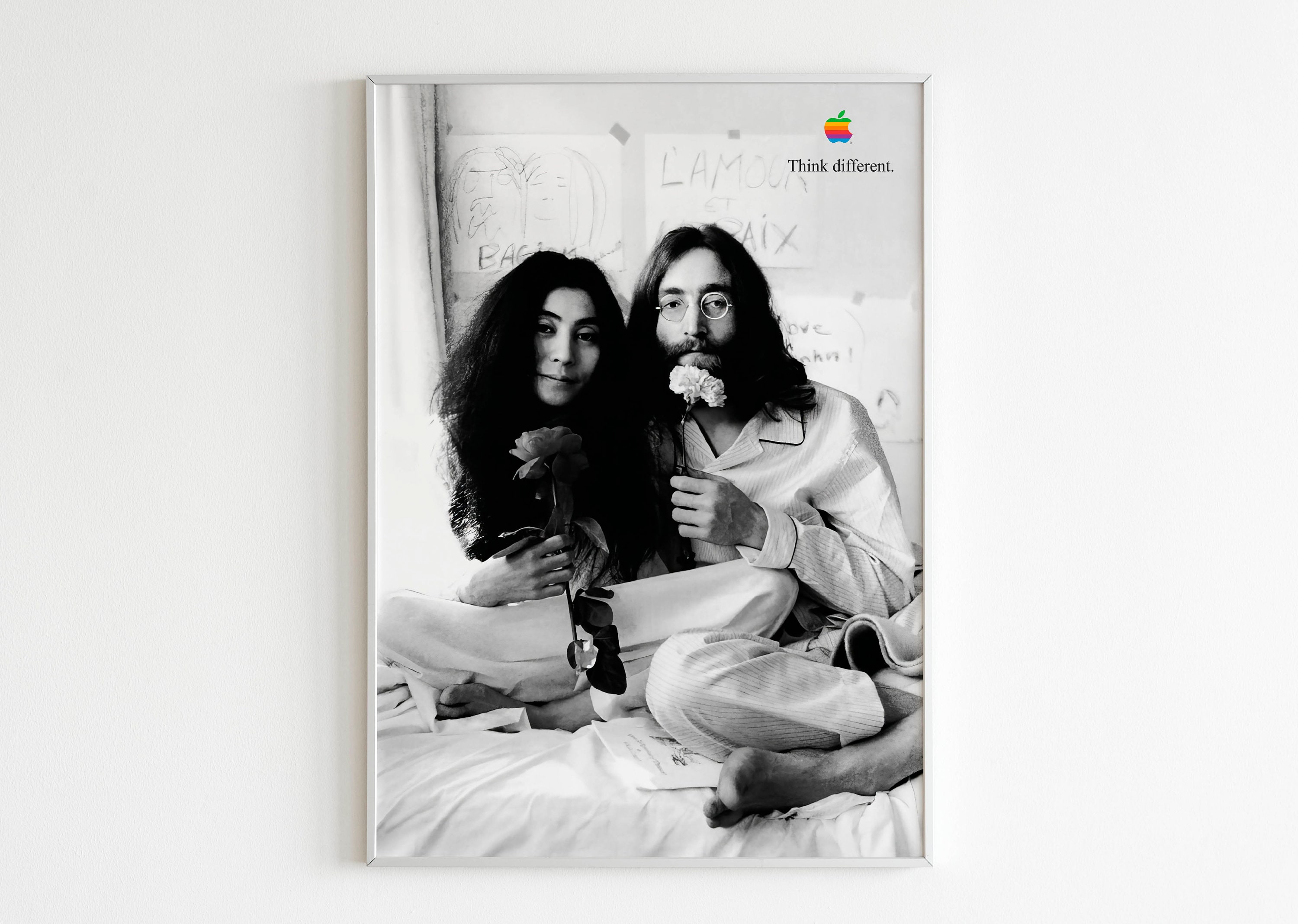 Think different apple poster - Etsy 日本 Think different apple poster - Etsy 日本