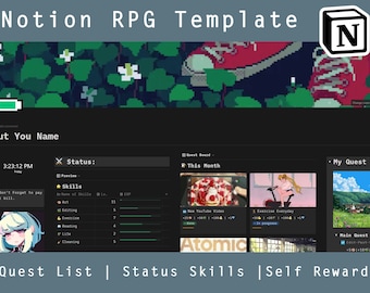 Dnd Notion Template Etsy New Zealand