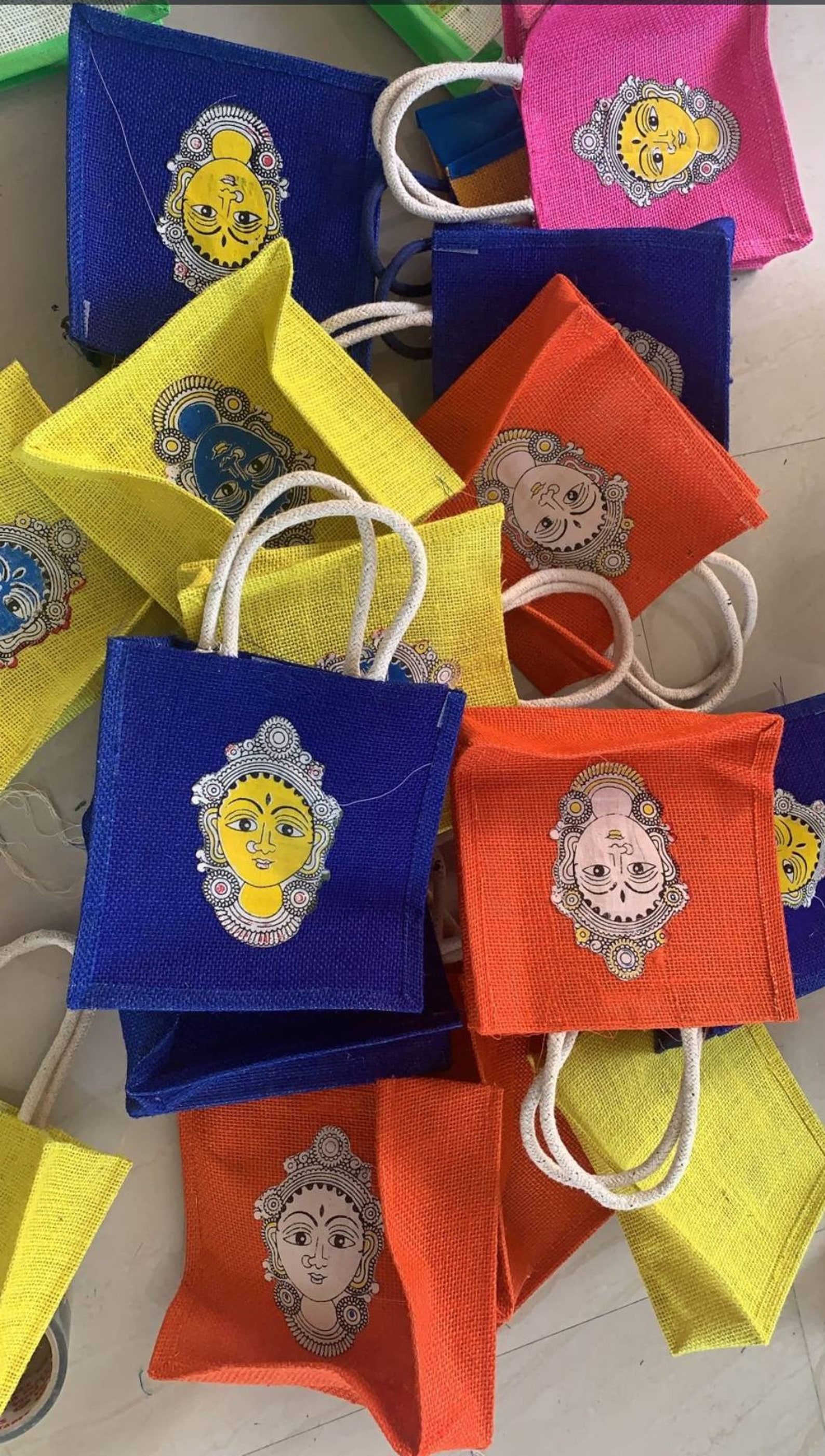 Hand Made Jute Bags Etsy