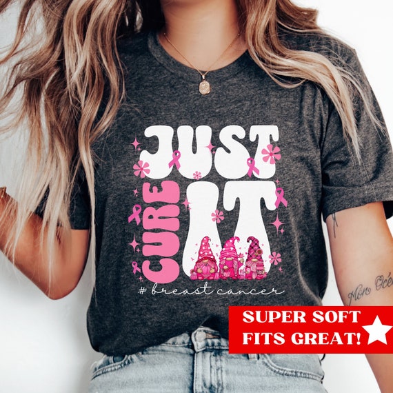 Cool Just Cure It Pink Ribbon Breast Cancer Awareness Shirt Cool Just Cure It Pink Ribbon Breast Cancer Awareness Shirt