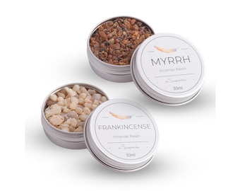 Frankincense and Myrrh Fresh Incense Resin 30ml Tins