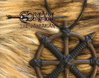 Conan the Barbarian Wheel of Pain Necklace