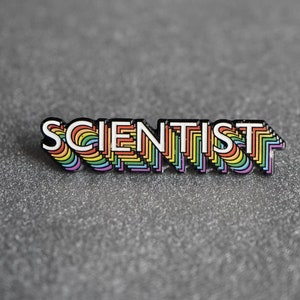 Rainbow Scientist, LGBTQ Pride flag pin