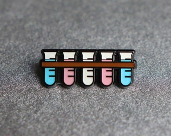 Trans Pride Reagenzgläser, LGBTQ+ Science