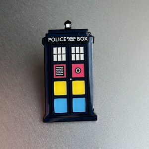 Rainbow pride police box Pan