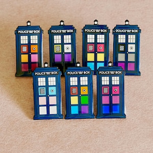 Pride Police Box. LGBT+ Rainbow