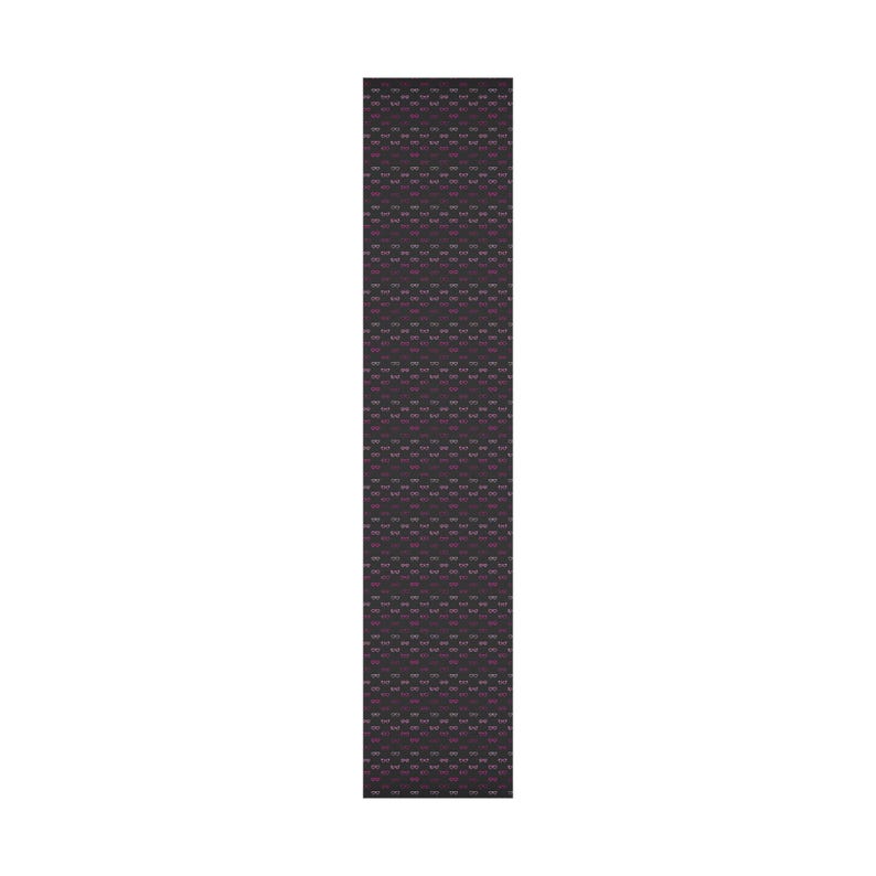 Pink Heart Sunglasses Wrapping Paper, Black Background, Holiday Gift Wrap, Gift Packaging, Present Decoration image 5