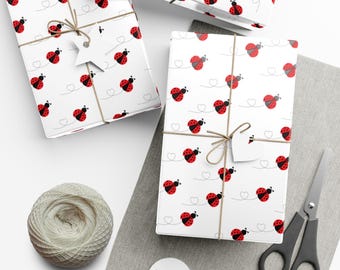 Lovebug Ladybug Wrapping Paper
