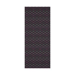 Pink Heart Sunglasses Wrapping Paper, Black Background, Holiday Gift Wrap, Gift Packaging, Present Decoration image 6