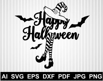 Download Free Sexy Witch Svg Free Haunted House Happy Halloween Svg Files Etsy SVG Cut Files