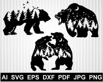 Download Free Bear Svg Etsy