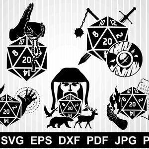 Download D20 svg cuts file for cricut RPG vector design Geek svg ...